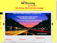 Tablet Screenshot of iladrivingschool1.com